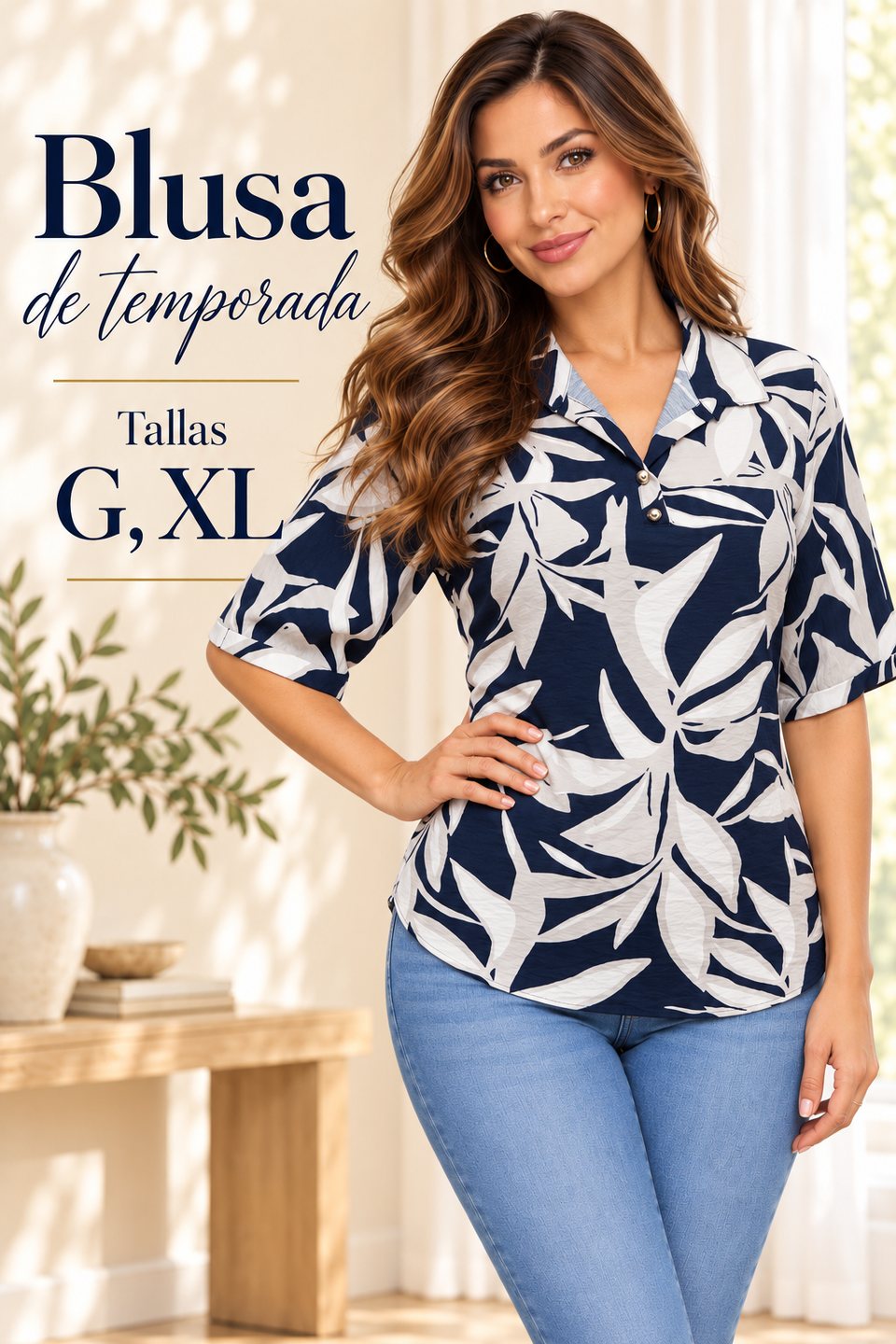 Camisera Fingida Flores