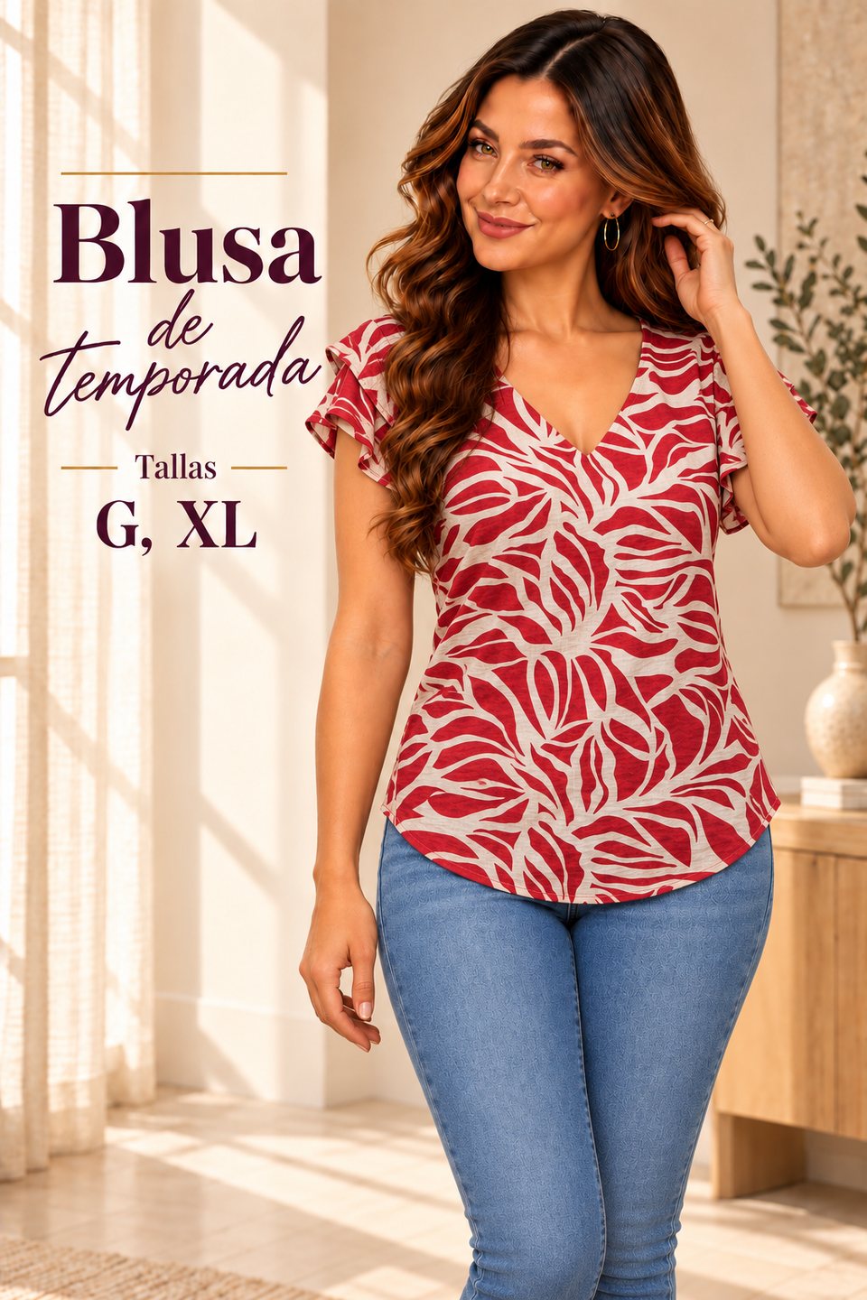 Blusa Cuello V