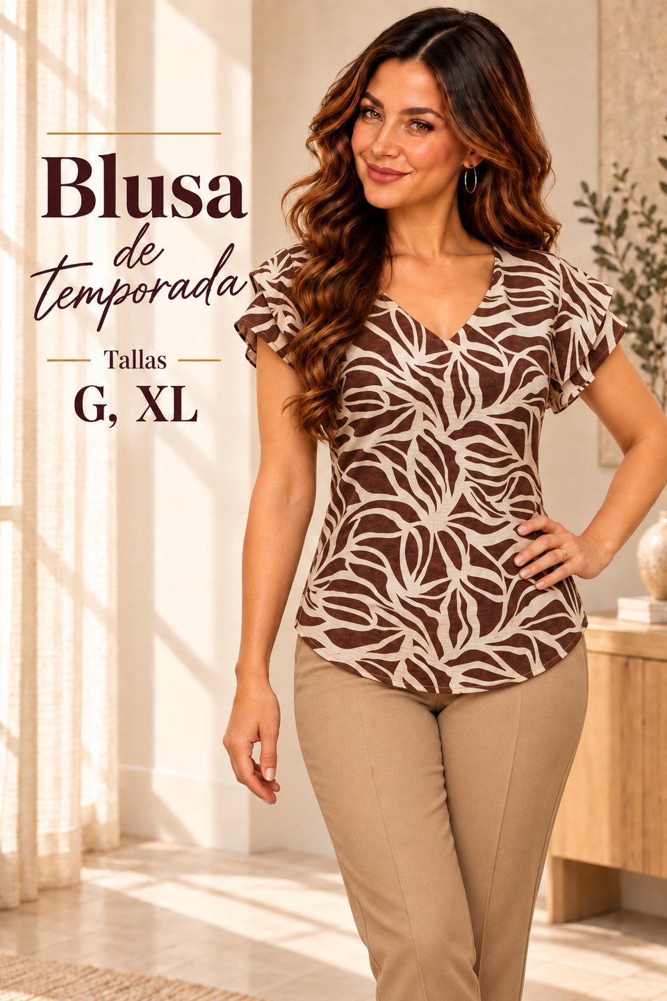 Blusa Cuello V