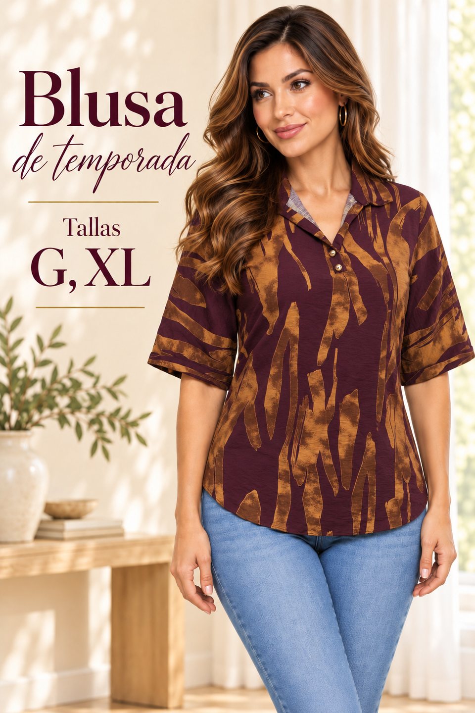 Camisera Fingida Flores