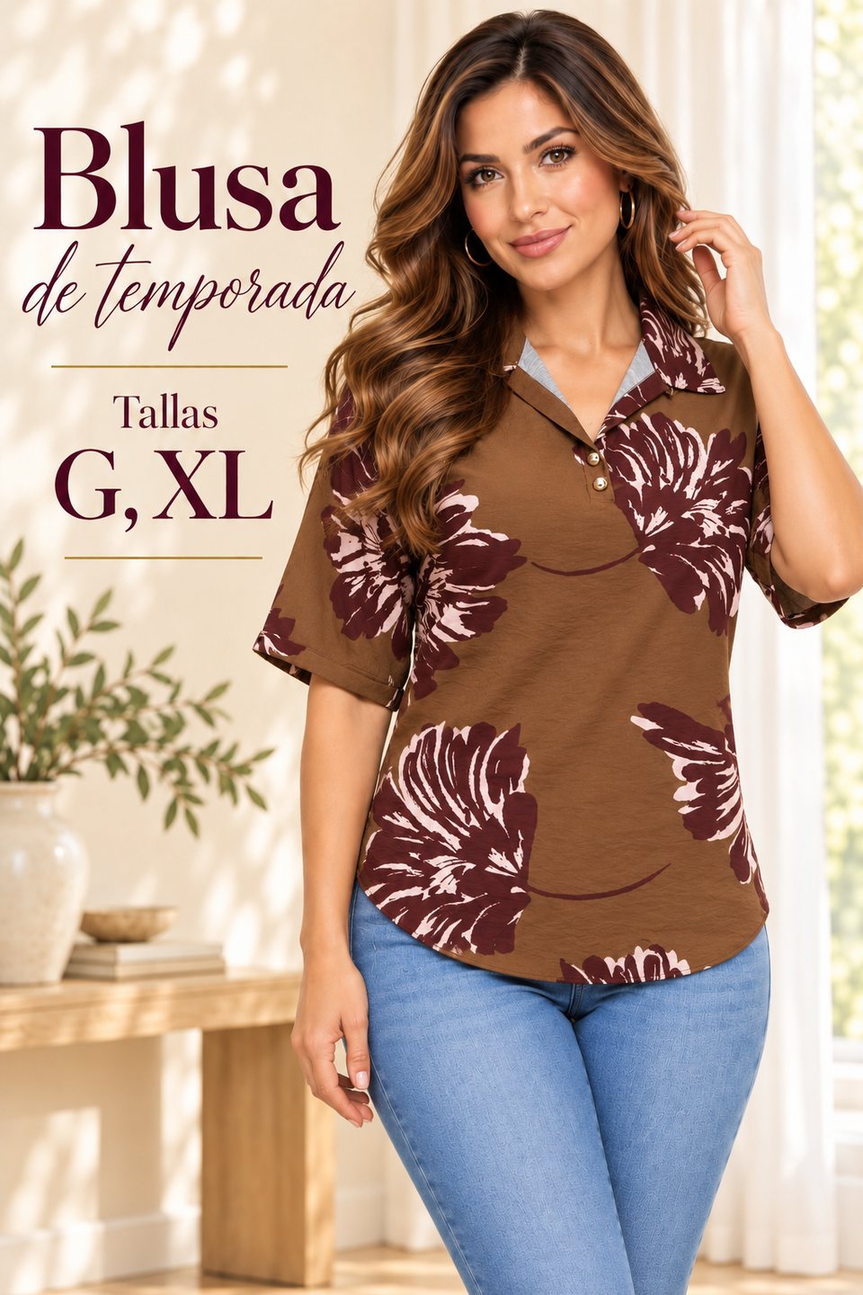 Camisera Fingida Flores