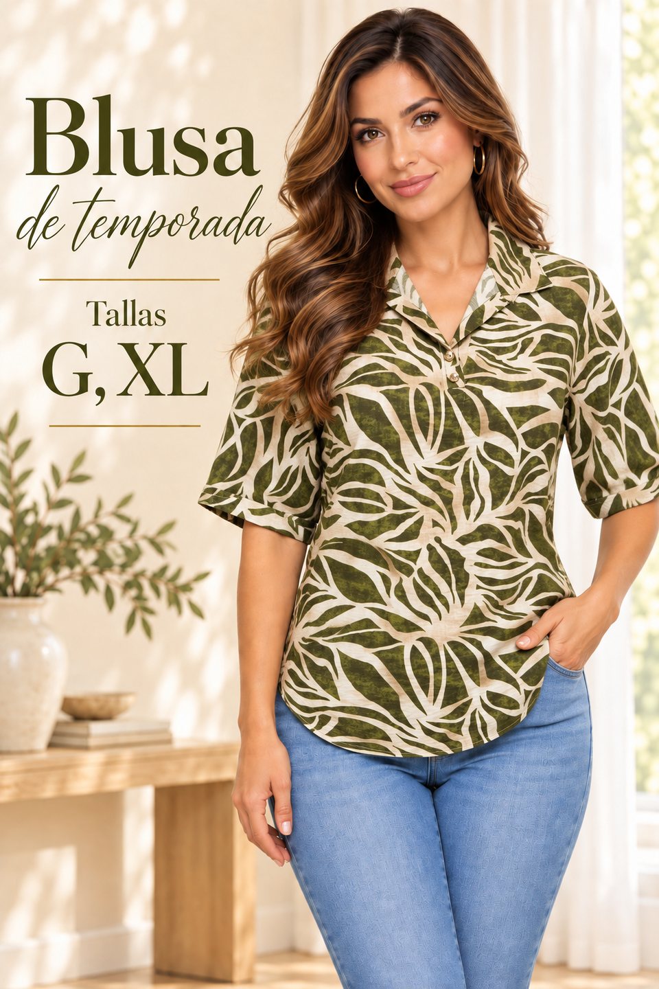 Camisera Fingida Flores